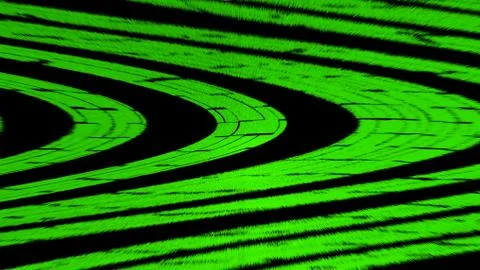 Green Waves Illustrazione stock