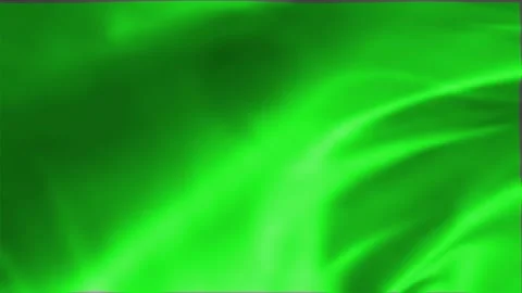 Green waving flag background animation Video stock 322116169