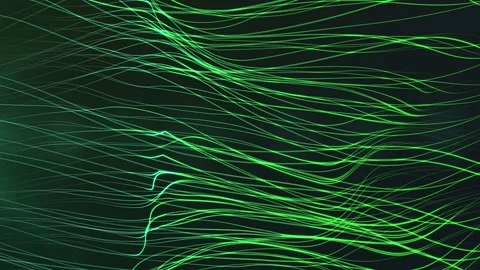 Green Waving Lines Background Stock-Footage 218931101