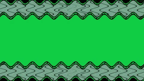 Green Wavy Border Digital Background Stock Footage 284403560
