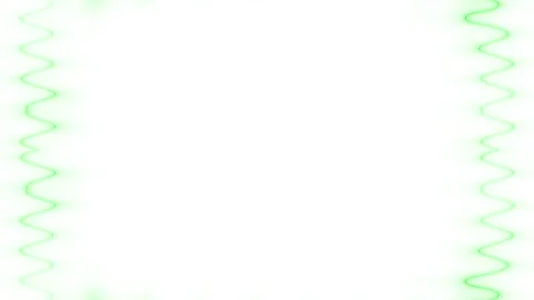 Green Wavy Border Frame Stock Footage 284400198