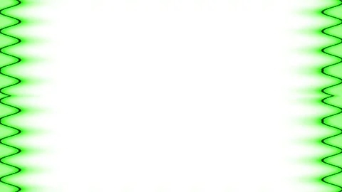 Green Wavy Border Frame Stock Footage 284402965