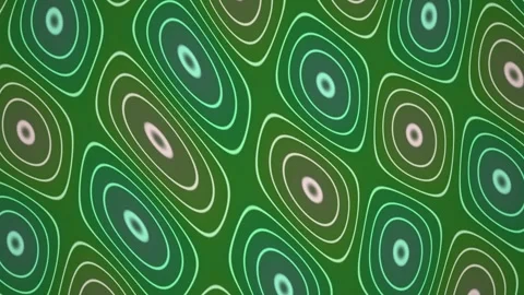 Green Wavy Contour Pattern Seamless Loop Stock Footage 340501918