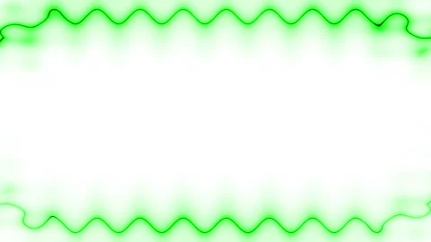 Green Wavy Frame Design Stock Footage 284399847