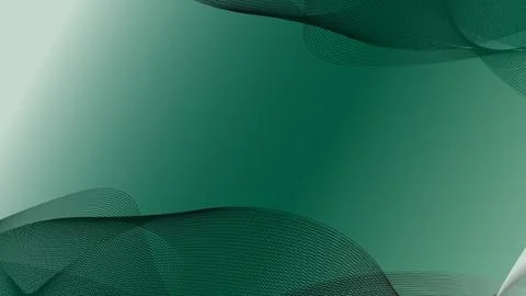 Green Wavy Line Abstract Background for Corporate Design Stock Illustration