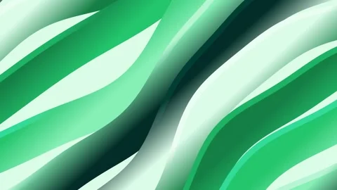 Green Wavy Lines Abstract Background Motion. Stock Footage 329292194