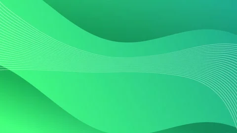 Green Wavy Lines Abstract Loop Background. Stock Footage 286775835