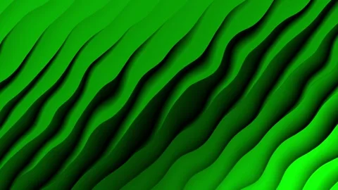 Green wavy liquid animation Stock Footage 312485944