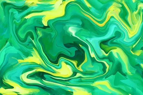 Green wavy pattern background design graphic artist accents stylish and vib.. Stock Illustration