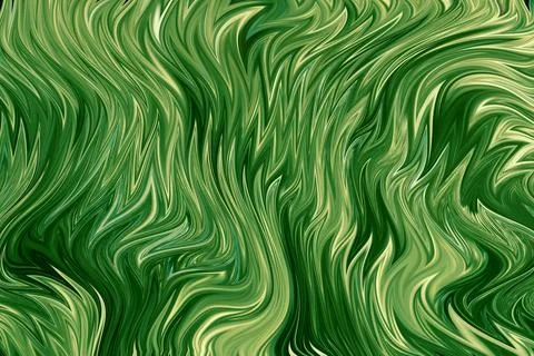 Green wavy pattern background design graphic artist accents stylish and vib.. Stock Illustration