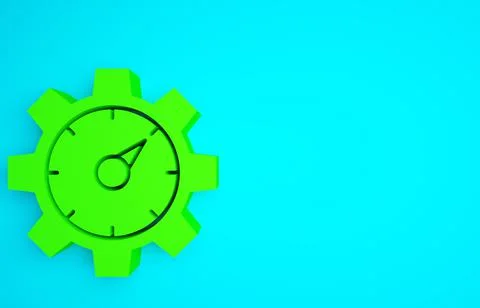 Green Web analytics information and development website statistic icon isolat Illustrazione stock