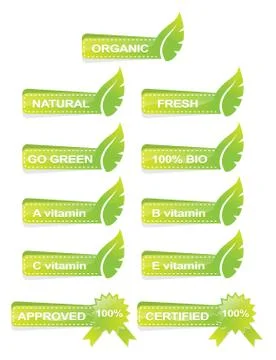 Green web banner Stock Illustration