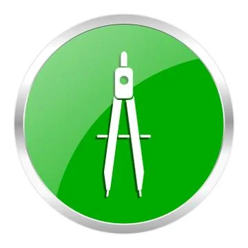 Green web gloosy button 스톡 일러스트