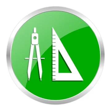 Green web gloosy button 스톡 일러스트