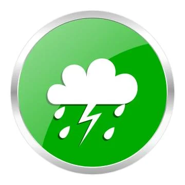 Green web gloosy button Stock Illustration