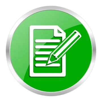 Green web gloosy button Stock Illustration