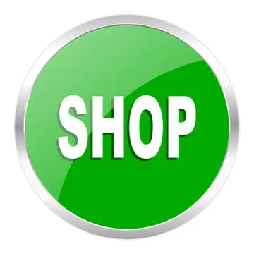 Green web gloosy button Stock Illustration