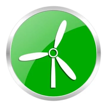 Green web gloosy button Stock Illustration