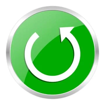 Green web gloosy button Stock Illustration