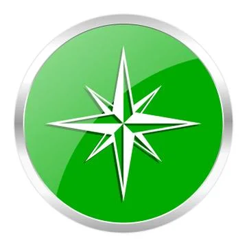 Green web gloosy button Stock Illustration