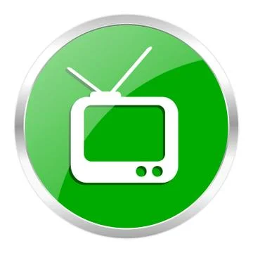 Green web gloosy button 库存插图