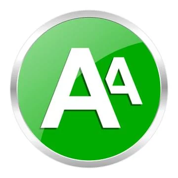 Green web gloosy button Stock Illustration