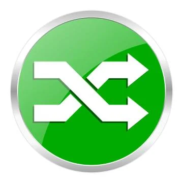 Green web gloosy button Stock Illustration