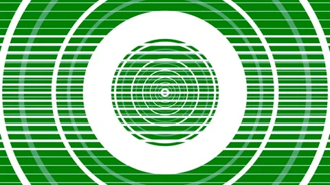 Green white background circular design lines circles center green screen Stock Footage 314065154