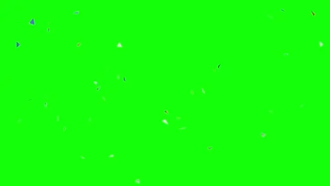 Green White Ball Bird Horizontal 16:9 Green Screen Video stock 340460966