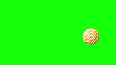 Green White Ball Man Horizontal 16:9 Green Screen Vídeo Stock 340459895