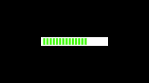 Green white black loading progress bar animation digital ui design element... Stock Footage 321455878