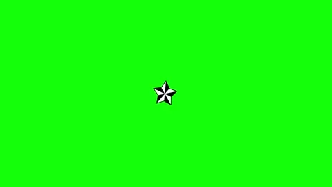 Green, White, Black Screen and Logo on Green Screen Background Horizontal 16:9 Stock Footage 339348771