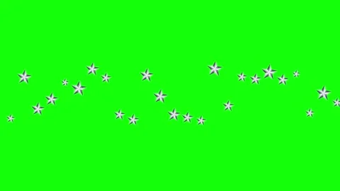 Green, White, Black Star and Screen on Green Screen Background Horizontal 16:9 스톡 동영상 339331047