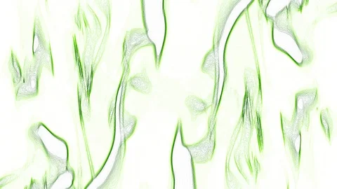 Green on white Stock Footage 125699456