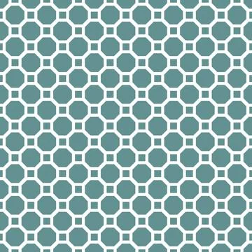 Green White Geometric Shape Pattern Background Vector Stock Illustration