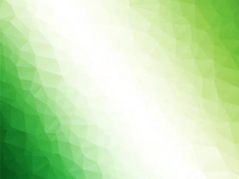 Green white low poly background Stock-Illustration