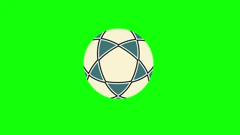 Green White Man Bird Horizontal 16:9 Green Screen Stock Footage 340459533