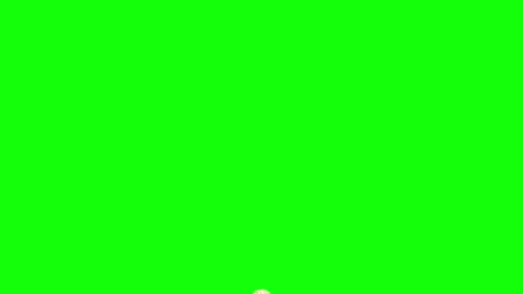 Green White Man Screen Horizontal 16:9 Green Screen Vidéo 340459894