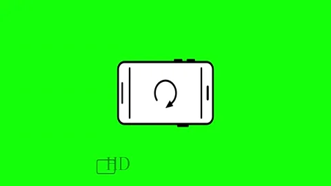 Green White Phone Screen Horizontal 16:9 Green Screen Video stock 340458386