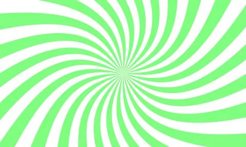 Green white rays background in retro style. Vector. 스톡 일러스트