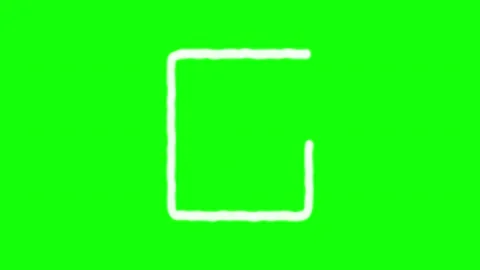 Green White Screen Horizontal 16:9 Green Screen Video stock 340458371