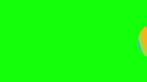 Green White Screen Horizontal 16:9 Green Screen Stock-Footage 340459615