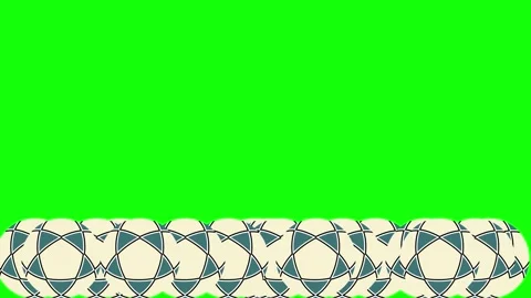 Green White Soccer Ball Horizontal 16:9 Green Screen Stock Footage 340459567