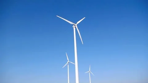 Green wind energy - Loopable Stock Footage 8909501