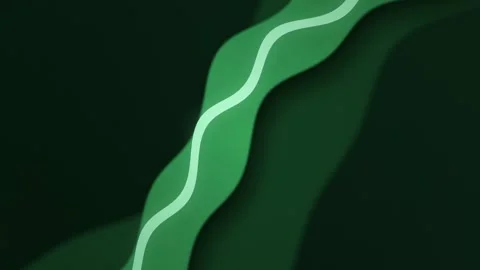 Green winding river path flowing seamless loop motion background Vidéo 343898696