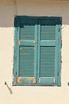 Green window Stock Photos