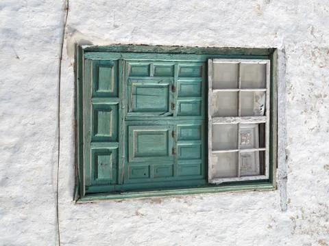 Green window Stock Photos