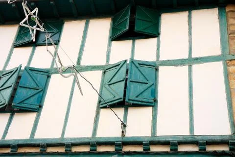 Green windows Stock Photos