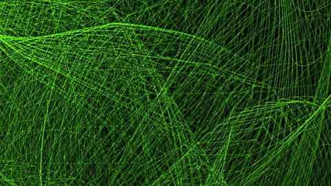 Green Wire Mesh Line Wave Background loop motion Stock Footage 147738243
