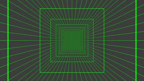 Green wireframe grid 스톡 일러스트